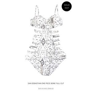 Issa de’Mar bone print San Sebastián one piece